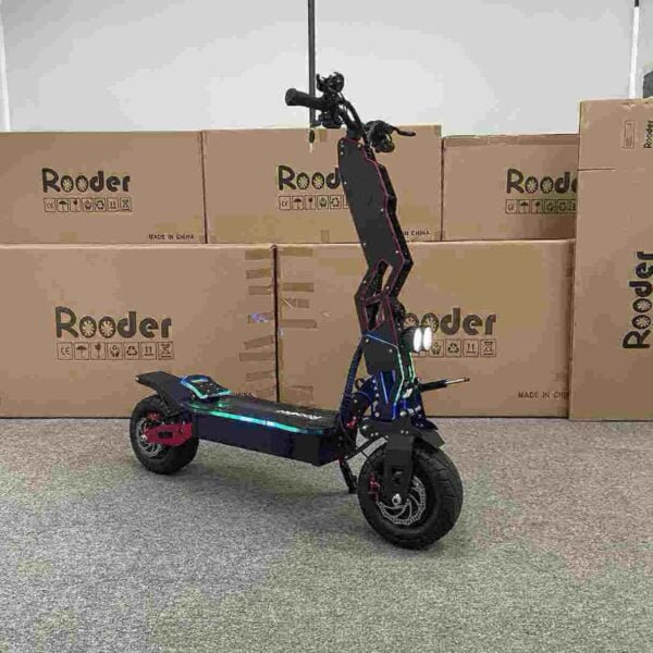 Een elektrische scooter fabriek