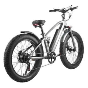 E-bike met dubbele vering fabriek