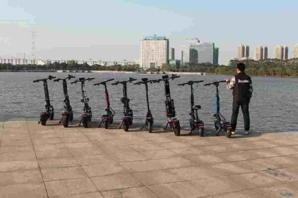 elektrische scooter opstaan fabriek