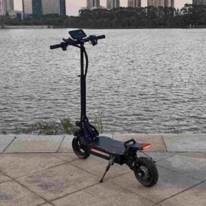 zwarte elektrische scooter fabriek